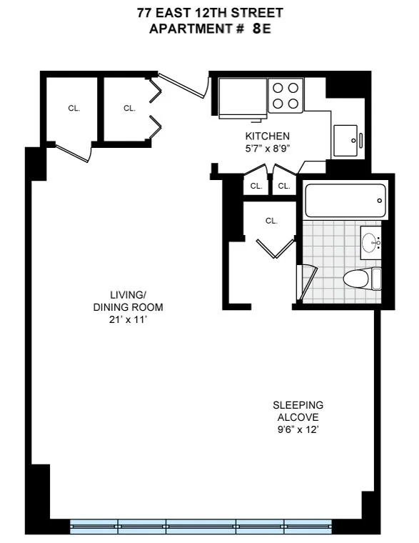 Unit for sale at 77 E 12TH Street, Manhattan, NY 10003