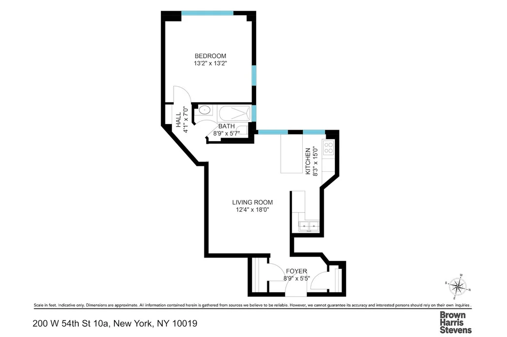 Unit for sale at 200 W 54TH Street, Manhattan, NY 10019