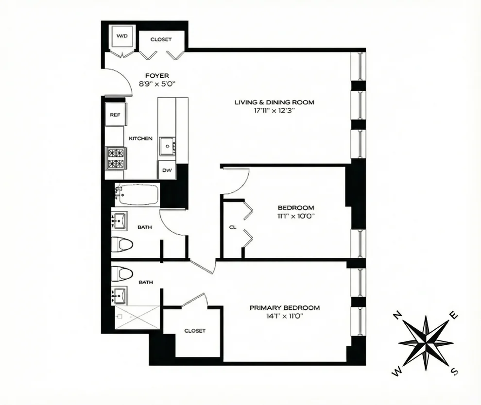 Unit for sale at 184 Kent Avenue, Brooklyn, NY 11249