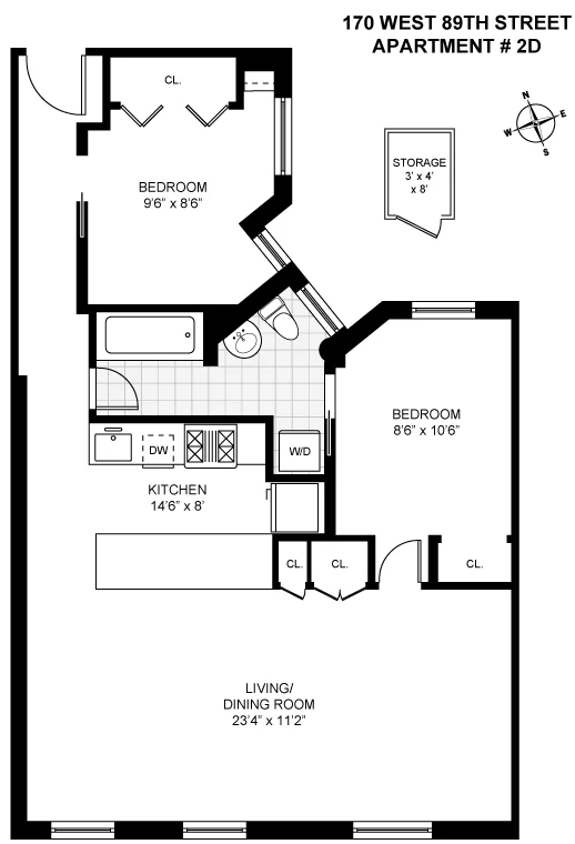 Unit for sale at 170 W 89TH Street, Manhattan, NY 10024