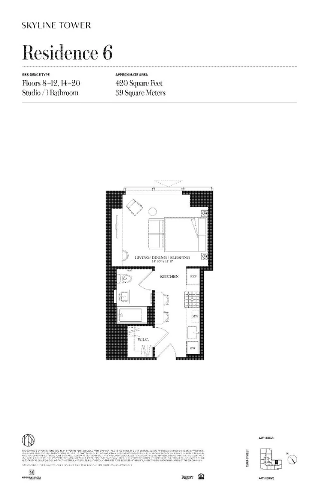 Unit for sale at 3 Court Square, Queens, NY 11101