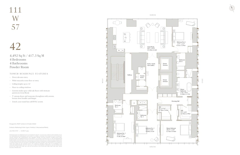 Unit for sale at 111 W 57th Street, Manhattan, NY 10019