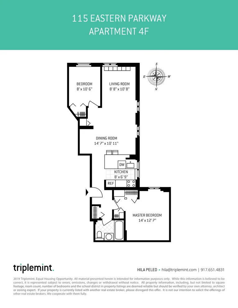 Unit for sale at 115 Eastern Parkway, Brooklyn, NY 11238