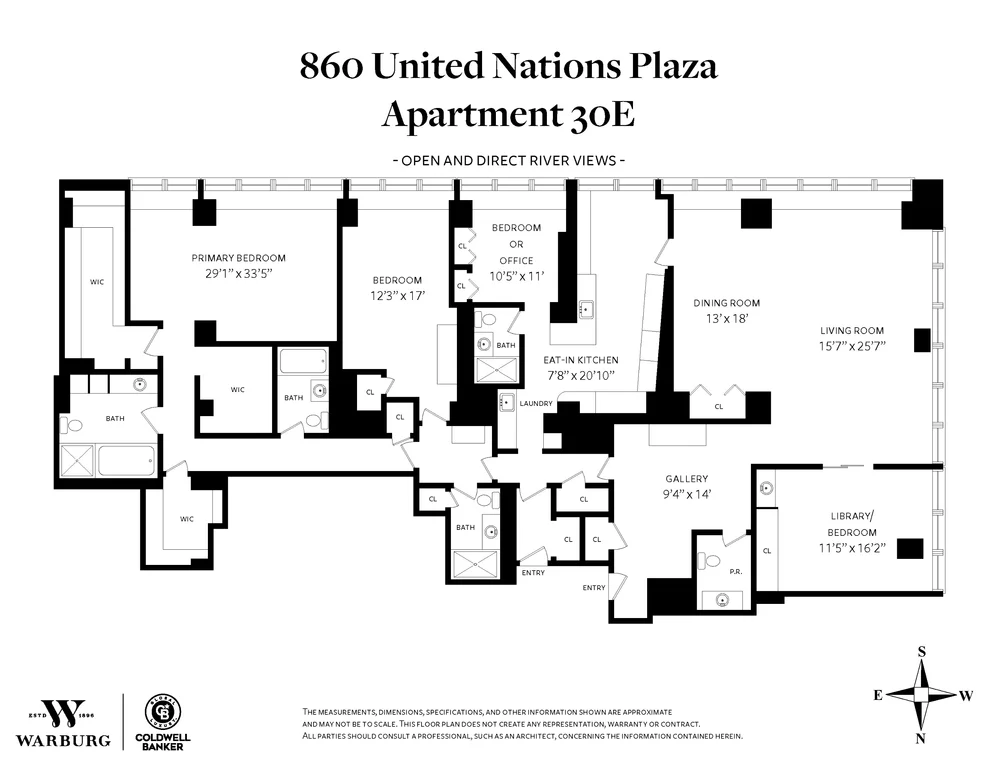 Unit for sale at 860 UNITED NATIONS Plaza, Manhattan, NY 10017