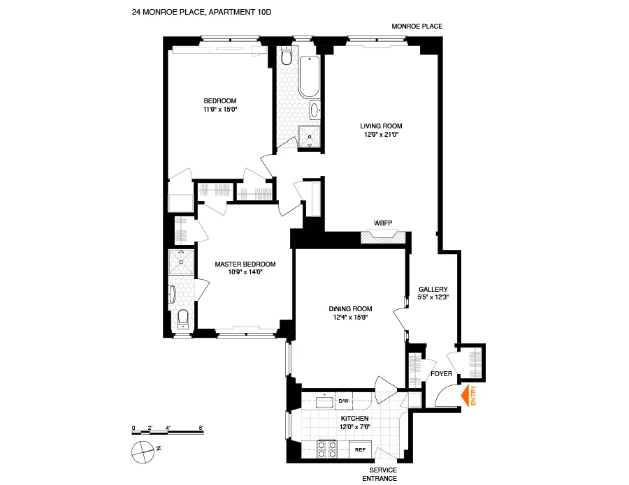 Unit for sale at 24 MONROE Place, Brooklyn, NY 11201