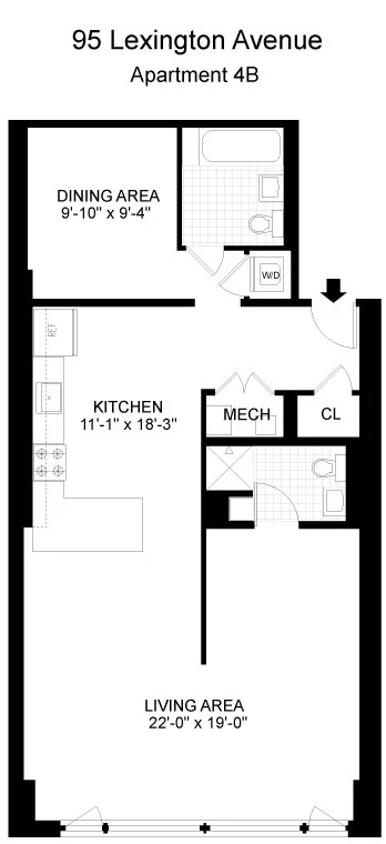 Unit for sale at 95 LEXINGTON Avenue, Brooklyn, NY 11238