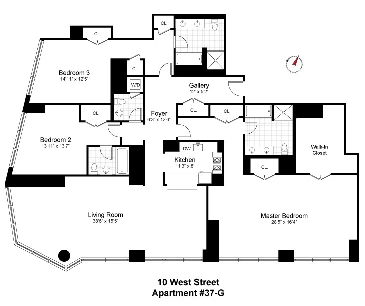 Unit for sale at 10 WEST Street, Manhattan, NY 10004