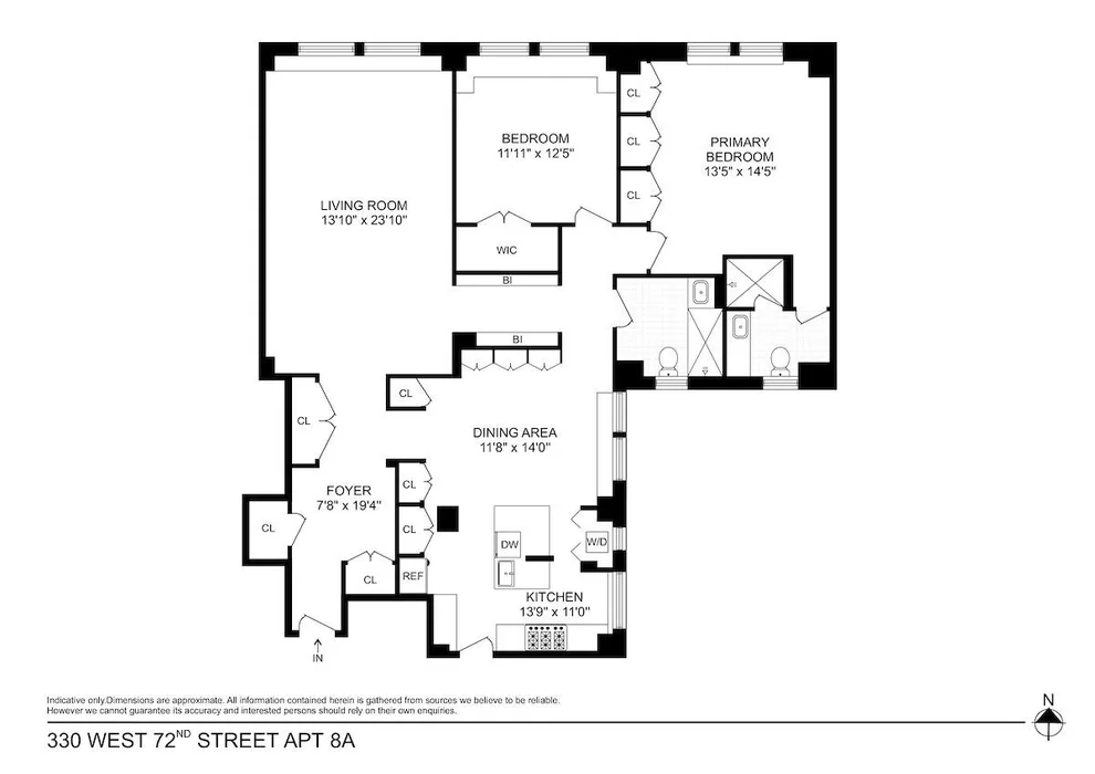 Unit for sale at 330 W 72nd Street, Manhattan, NY 10023