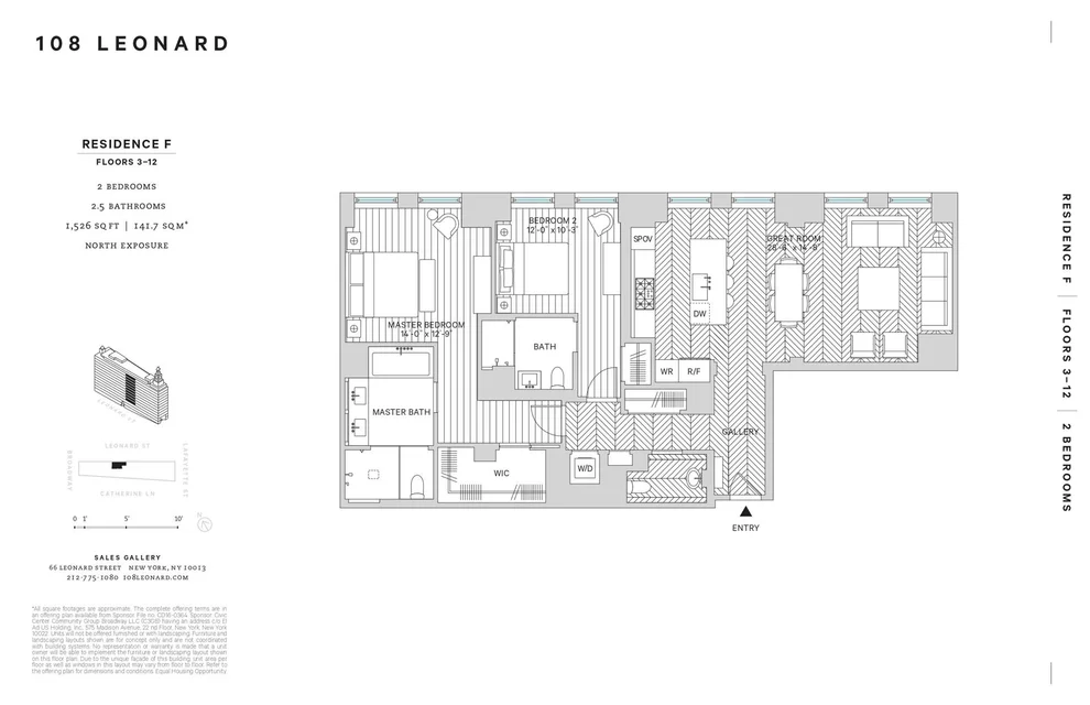 Unit for sale at 108 LEONARD Street, Manhattan, NY 10013