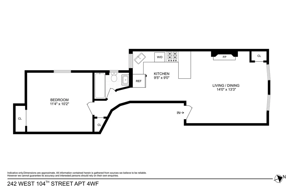 Unit for sale at 242 W 104TH Street, Manhattan, NY 10025