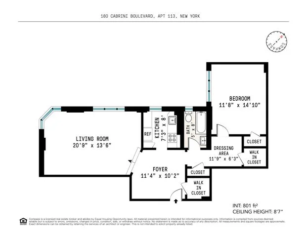 Unit for sale at 180 Cabrini Boulevard, Manhattan, NY 10033