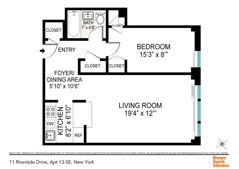 Unit for sale at 11 RIVERSIDE Drive, Manhattan, NY 10023