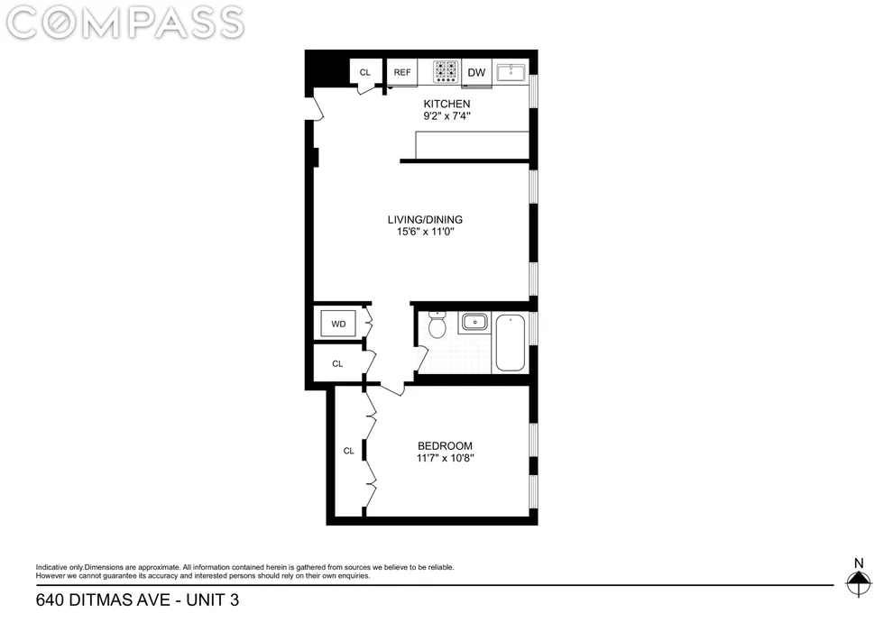 Unit for sale at 640 Ditmas Avenue, Brooklyn, NY 11218