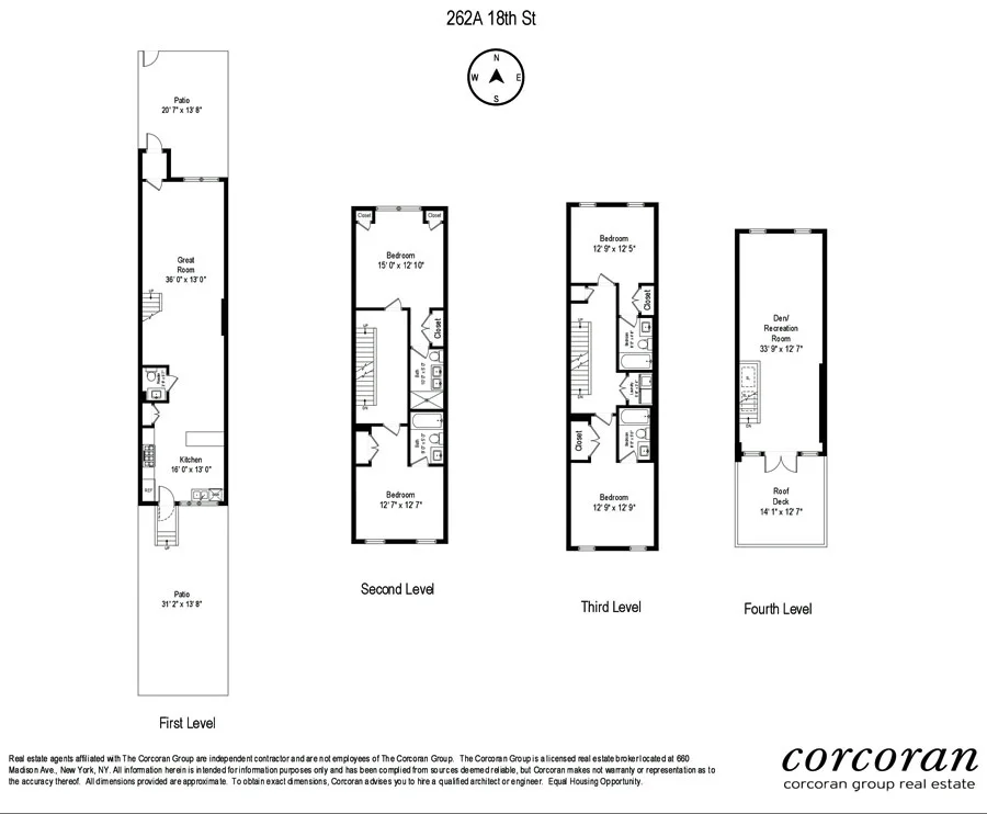 Unit for sale at 262A 18th Street, Brooklyn, NY 11215