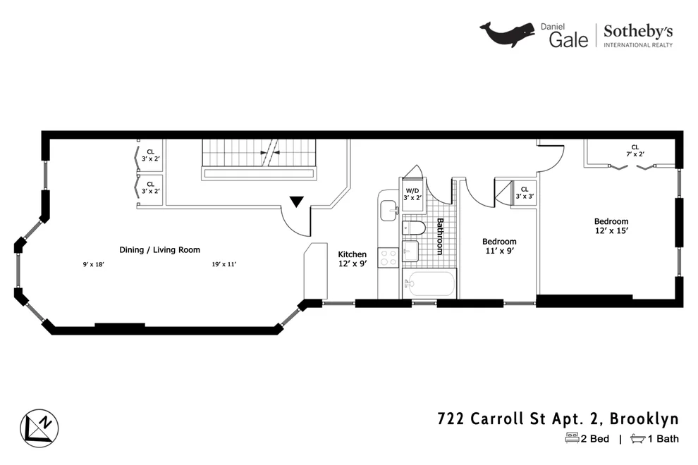 Unit for sale at 722 CARROLL Street, Brooklyn, NY 11215