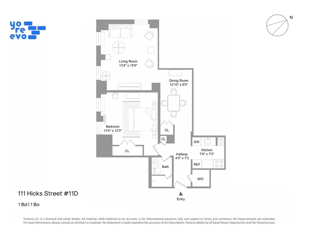 Unit for sale at 111 Hicks Street, Brooklyn, NY 11201