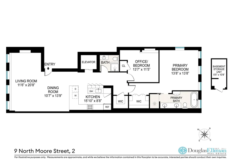 Unit for sale at 9 N MOORE Street, Manhattan, NY 10013