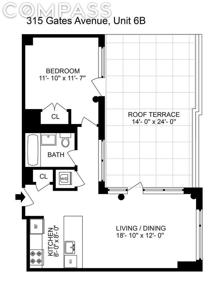 Unit for sale at 315 Gates Avenue, Brooklyn, NY 11216