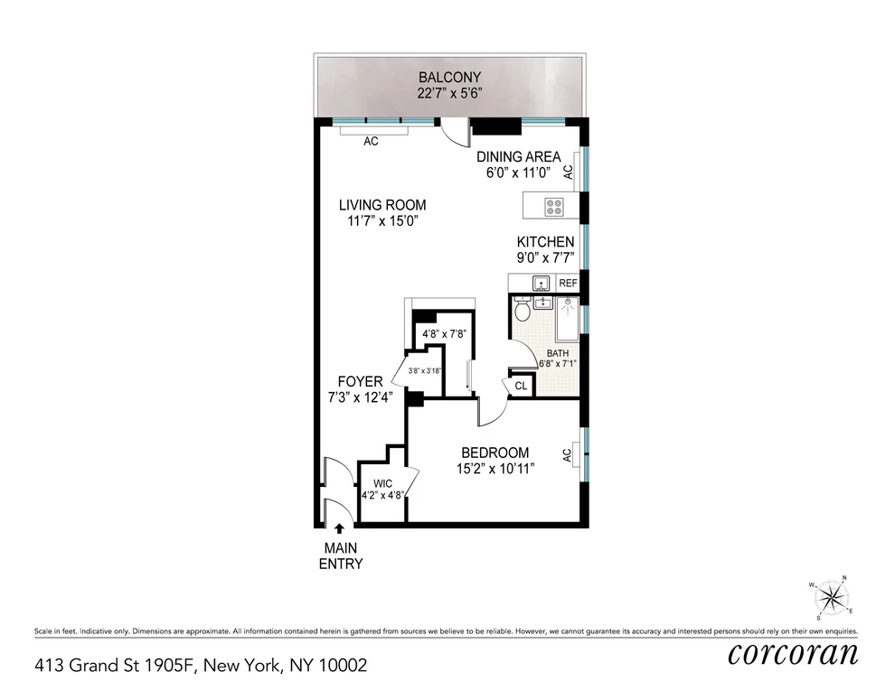 Unit for sale at 413 GRAND Street, Manhattan, NY 10002