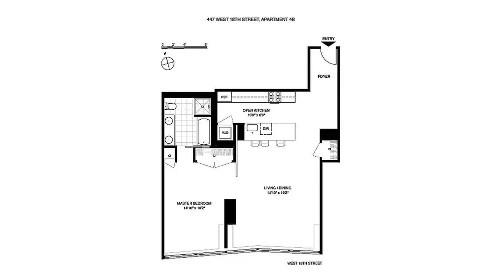 Unit for sale at 447 W 18TH Street, Manhattan, NY 10011