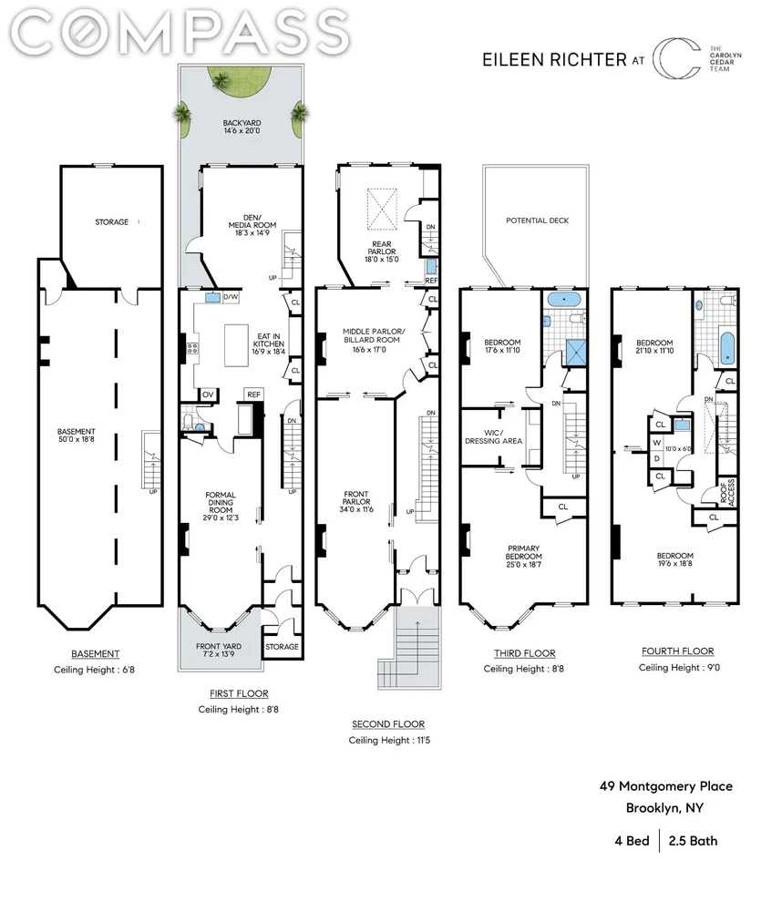 Unit for sale at 49 Montgomery Place, Brooklyn, NY 11215