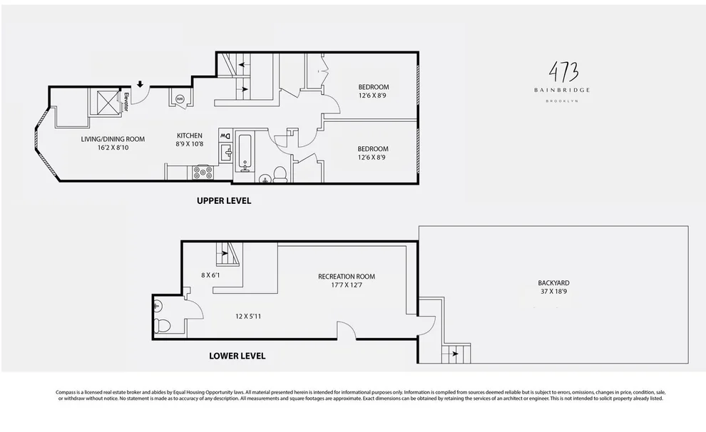 Unit for sale at 473 Bainbridge Street, Brooklyn, NY 11233