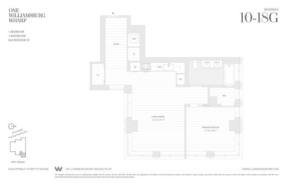 Unit for sale at 480 KENT Avenue, Brooklyn, NY 11249