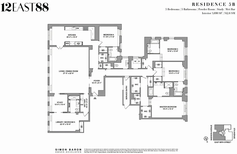 Unit for sale at 12 E 88TH Street, Manhattan, NY 10128