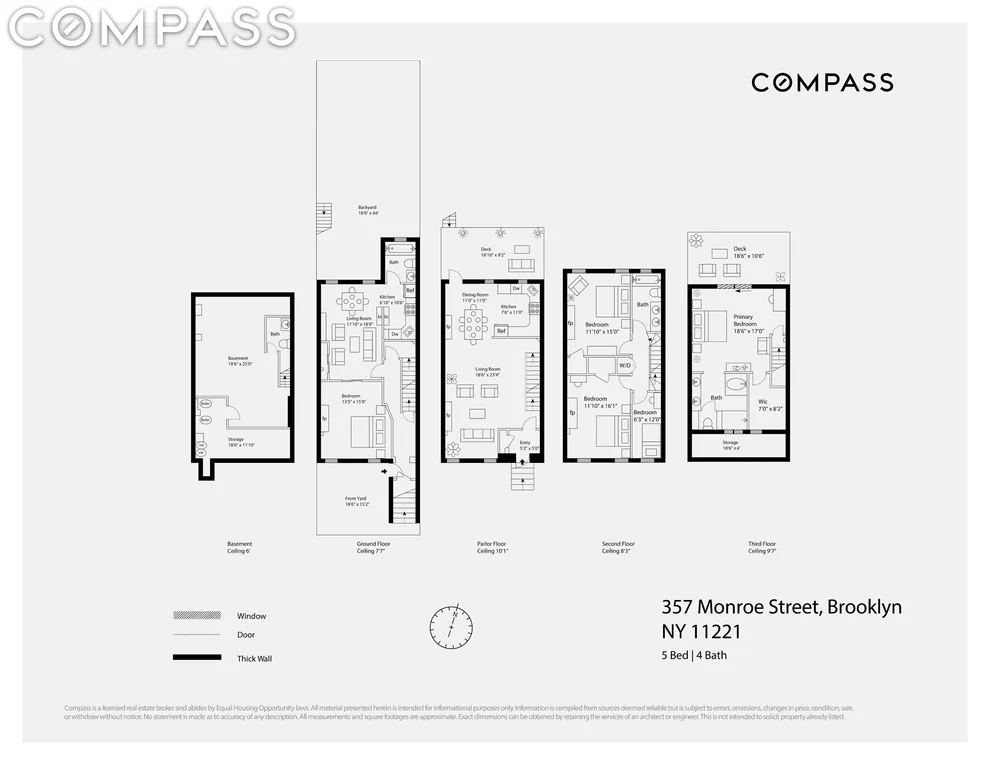 Unit for sale at 357 Monroe Street, Brooklyn, NY 11221