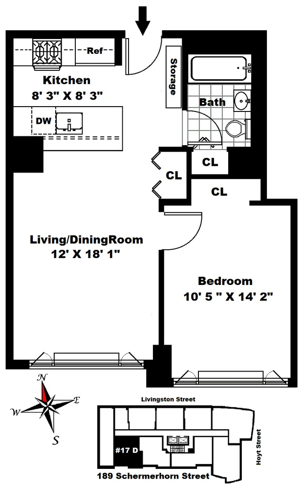 Unit for sale at 189 SCHERMERHORN Street, Brooklyn, NY 11201