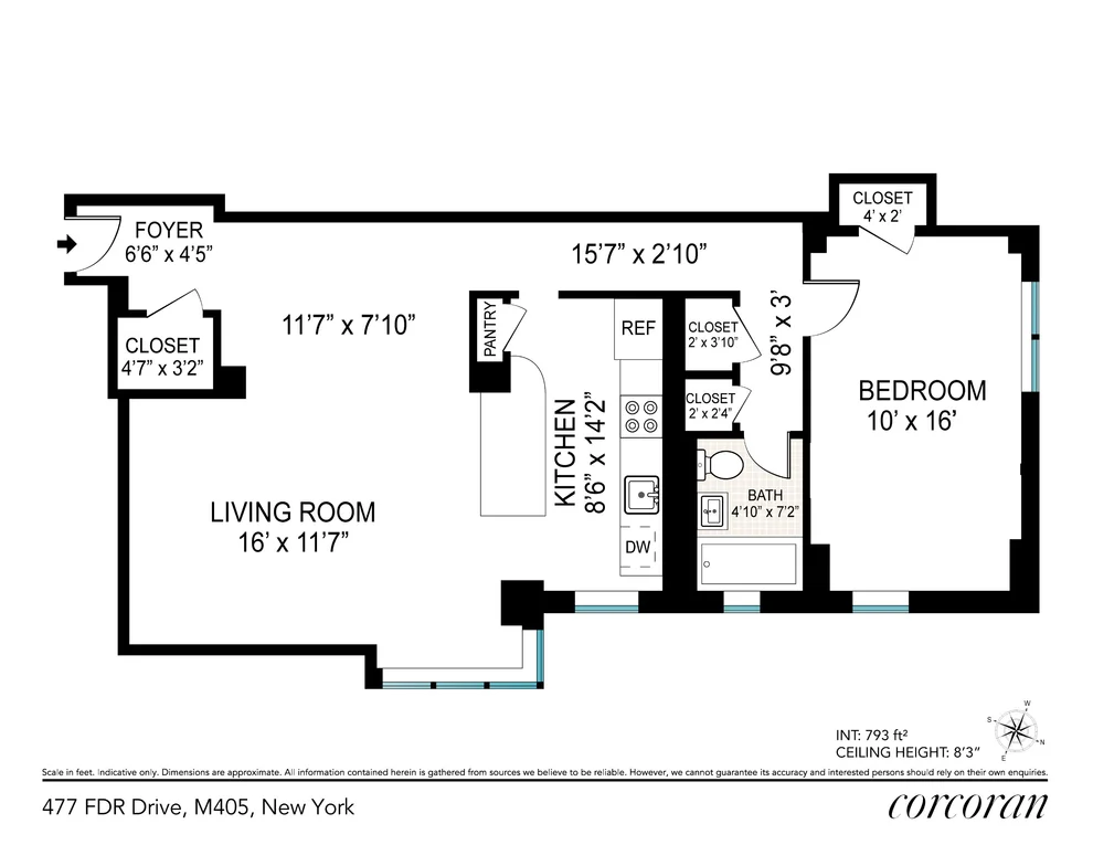 Unit for sale at 477 Fdr Drive, Manhattan, NY 10002