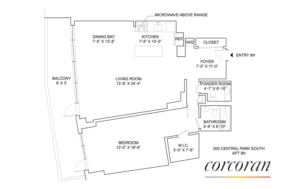 Unit for sale at 200 CENTRAL Park S, Manhattan, NY 10019
