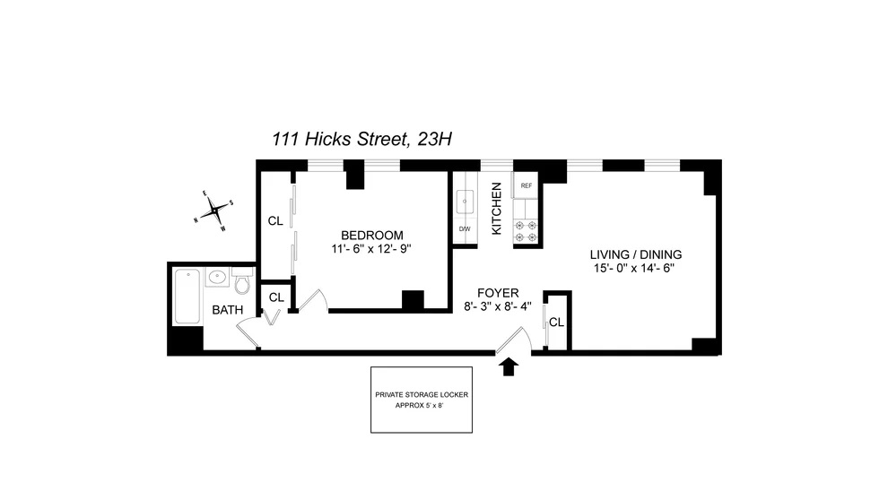 Unit for sale at 111 HICKS Street, Brooklyn, NY 11201