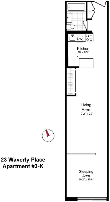 Unit for sale at 23 Waverly Place, Manhattan, NY 10003