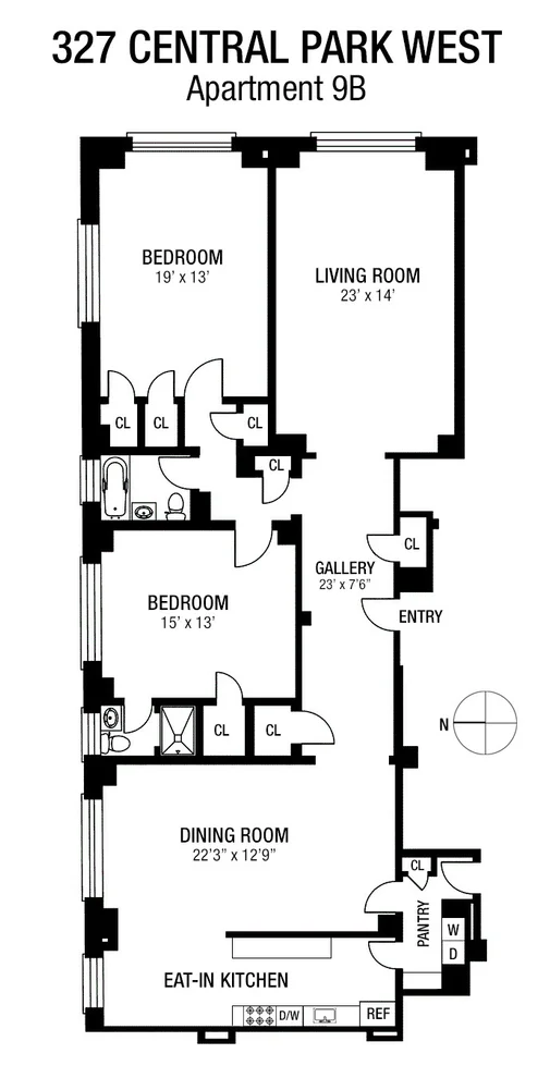 Unit for sale at 327 CENTRAL Park W, Manhattan, NY 10025