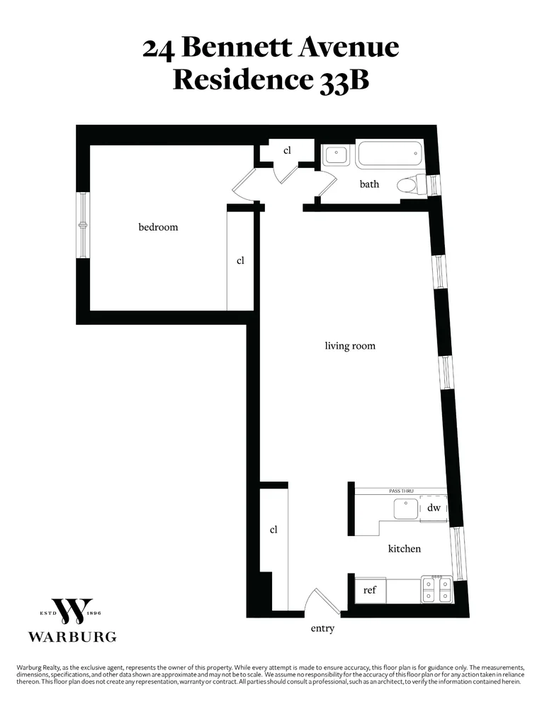 Unit for sale at 24 BENNETT Avenue, Manhattan, NY 10033