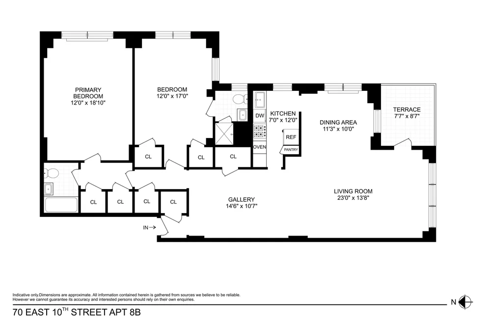 Unit for sale at 70 E 10th Street, Manhattan, NY 10003