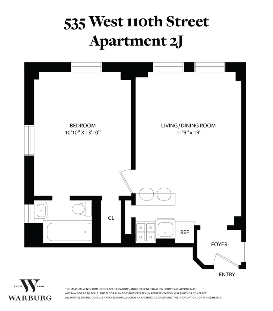 Unit for sale at 535 W 110TH Street, Manhattan, NY 10025