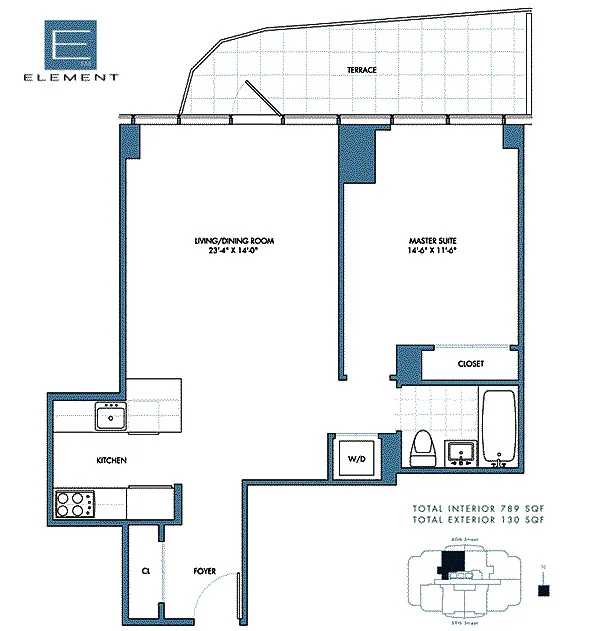 Unit for sale at 555 W 59th Street, Manhattan, NY 10019
