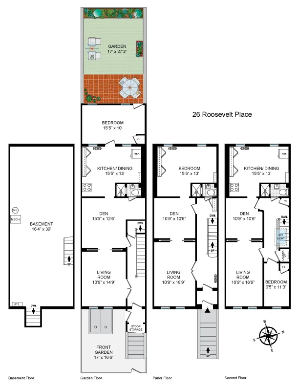 Unit for sale at 26 Roosevelt Place, Brooklyn, NY 11233