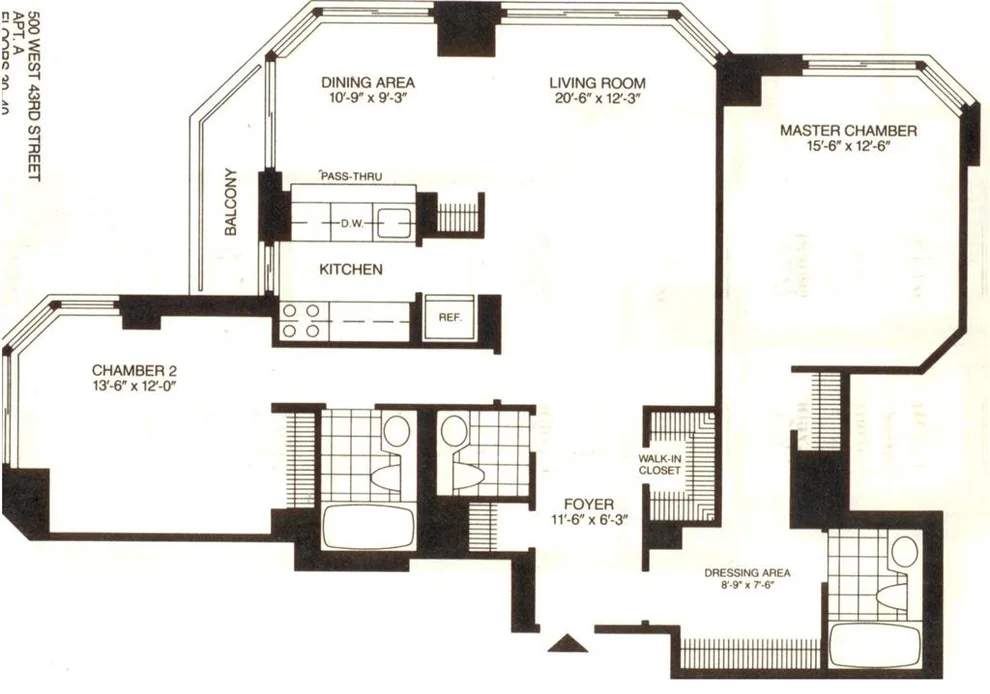 Unit for sale at 500 W 43rd Street, Manhattan, NY 10036