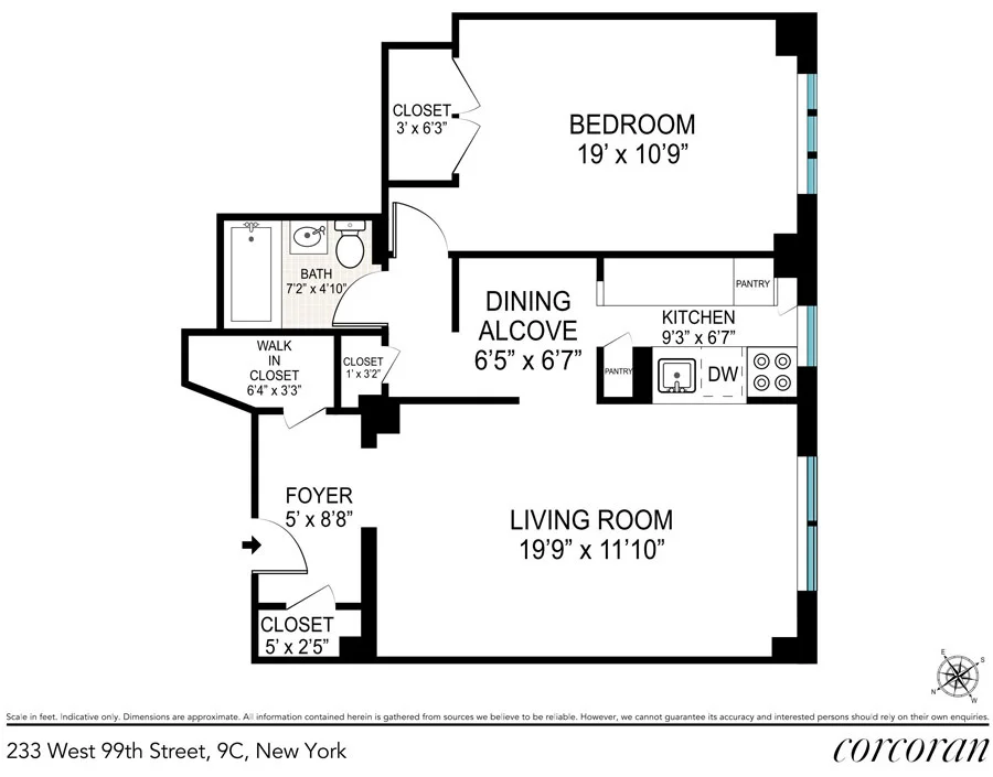Unit for sale at 233 W 99TH Street, Manhattan, NY 10025