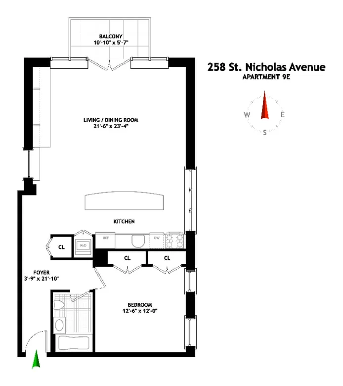 Unit for sale at 258 ST NICHOLAS Avenue, Manhattan, NY 10027