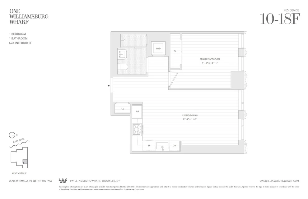 Unit for sale at 480 KENT Avenue, Brooklyn, NY 11249