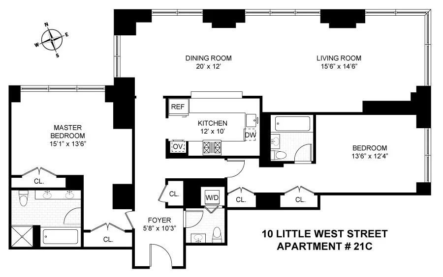 Unit for sale at 10 WEST Street, Manhattan, NY 10004