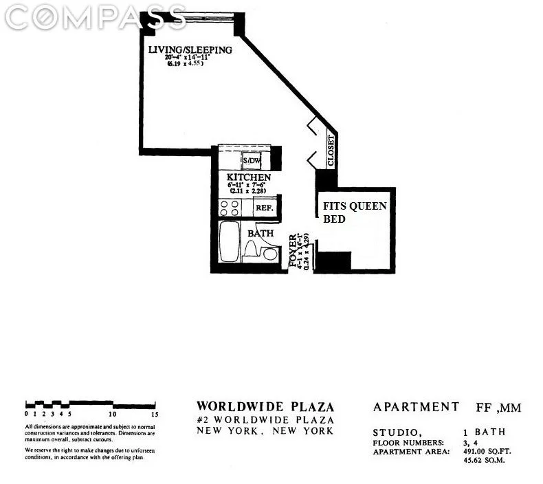 Unit for sale at 350 W 50th Street, Manhattan, NY 10019