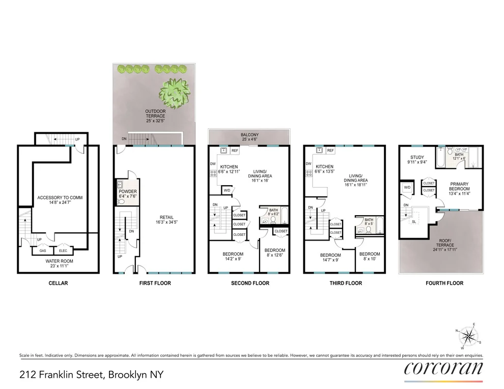 Unit for sale at 212 FRANKLIN Street, Brooklyn, NY 11222