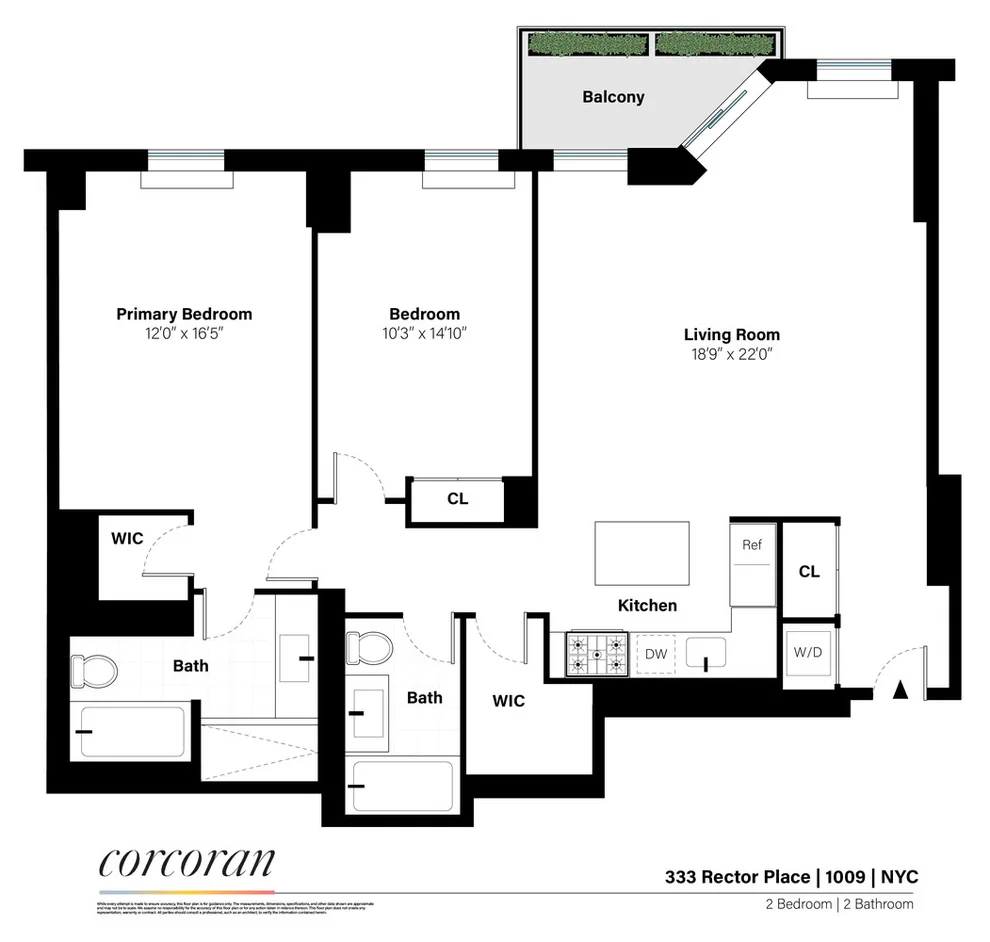 Unit for sale at 333 RECTOR Place, Manhattan, NY 10280