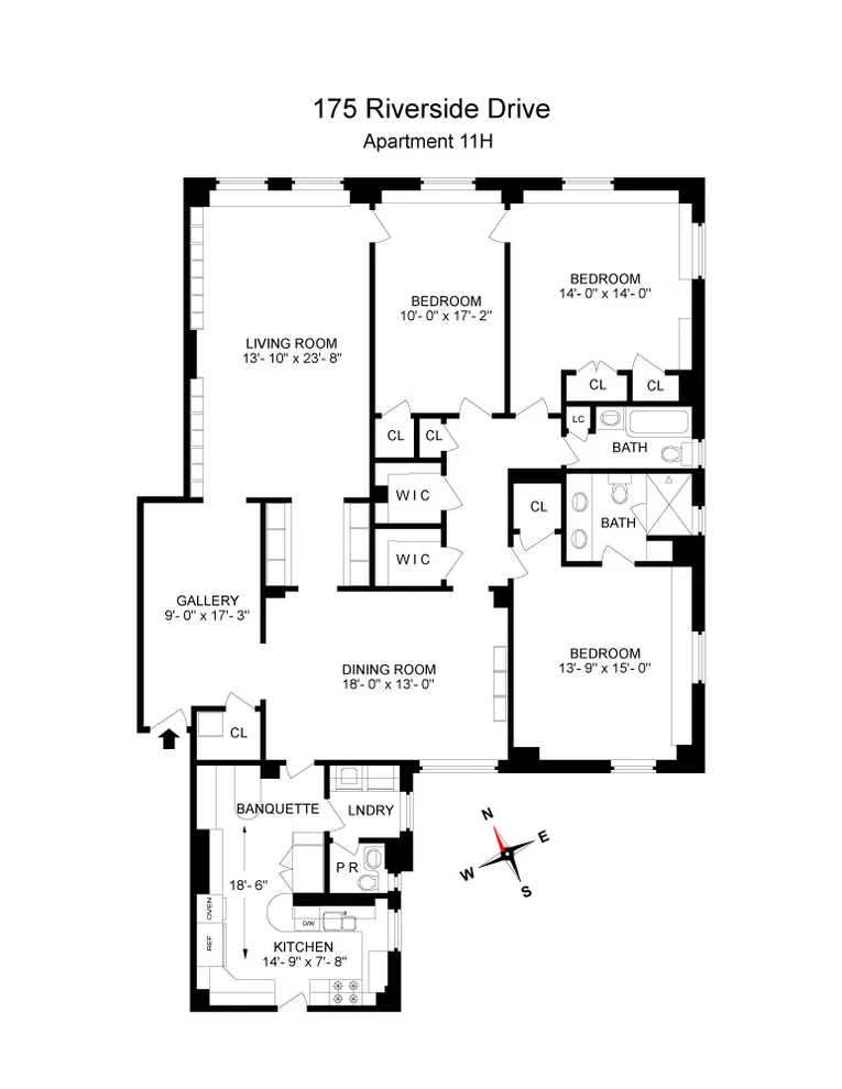 Unit for sale at 173 RIVERSIDE Drive, Manhattan, NY 10024