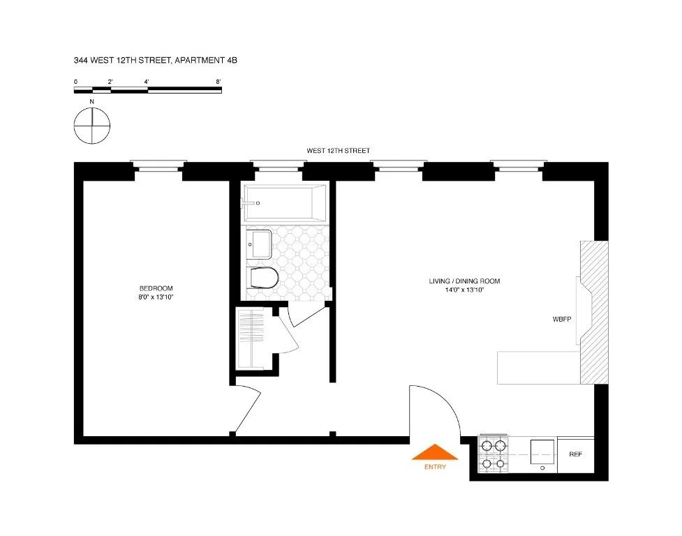Unit for sale at 344 W 12th Street, Manhattan, NY 10014